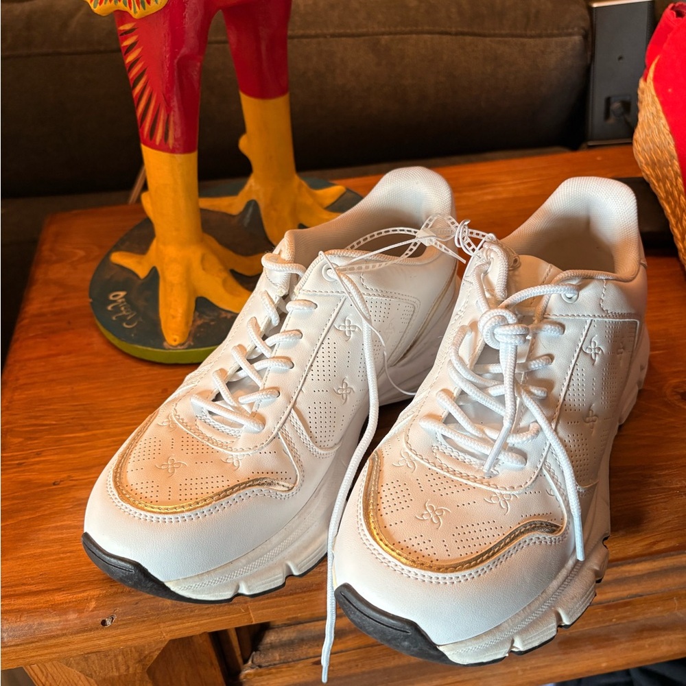 Nine West White Sneakers - Picture 6 of 7